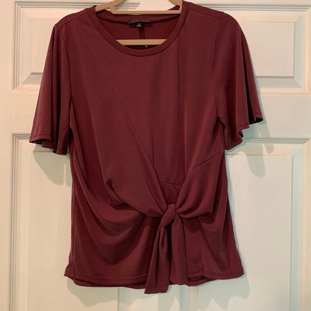 Moa Moa women’s blouse.  Plum.  Medium